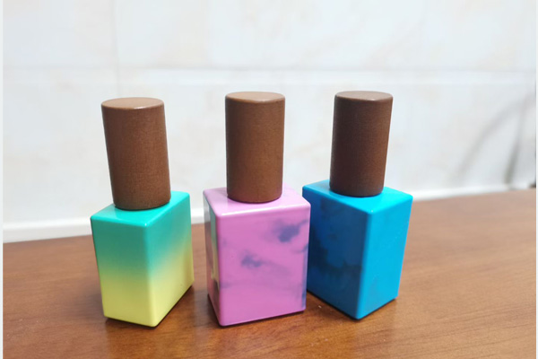 Nail polish wooden cover
